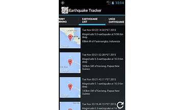 EarthQuake Tracker for Android - Download the APK from Habererciyes